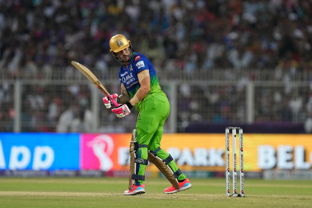 Faf du Plessis needs to fire for RCB in this game [AP Photos]