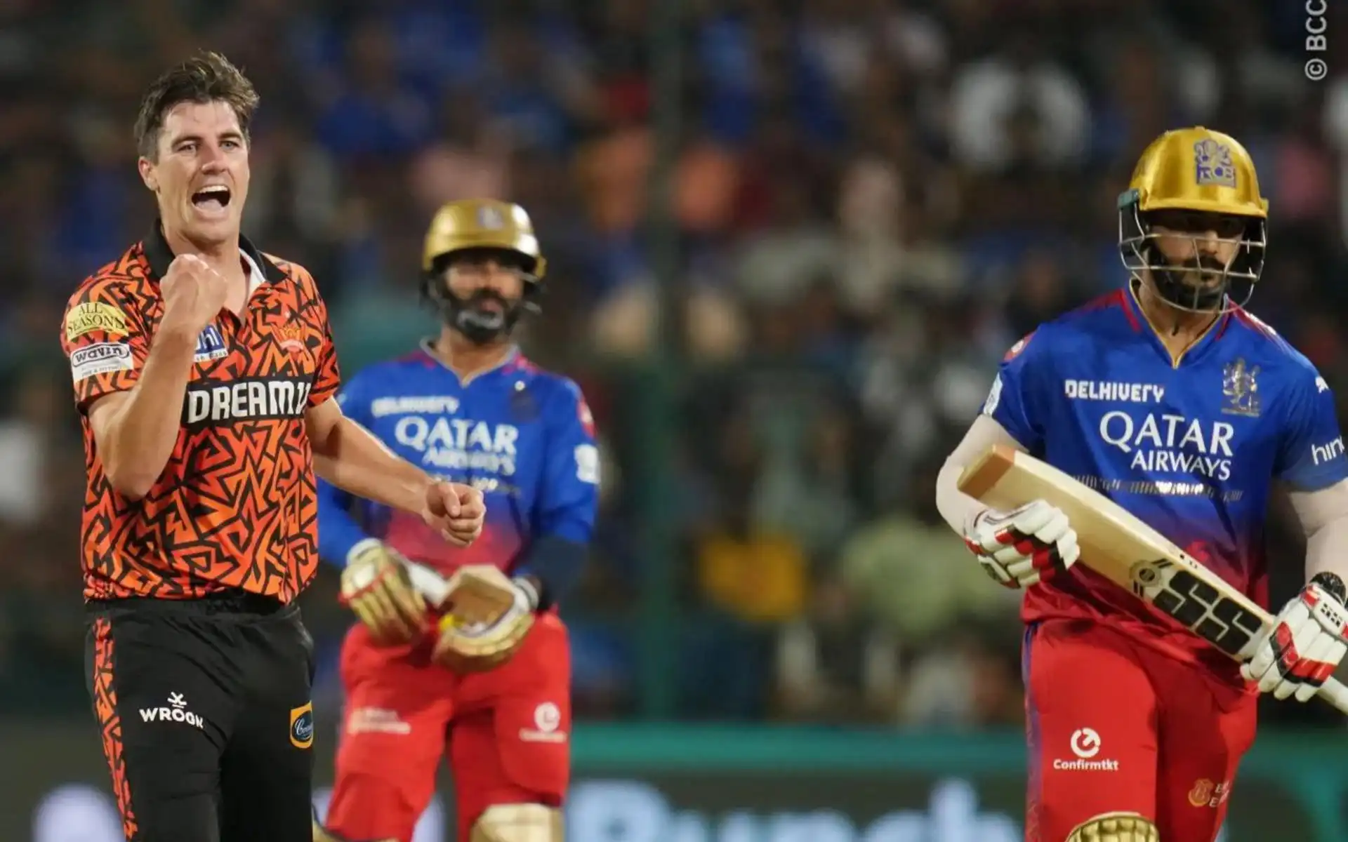 Pat Cummins against RCB in IPL 2024 (X.com)