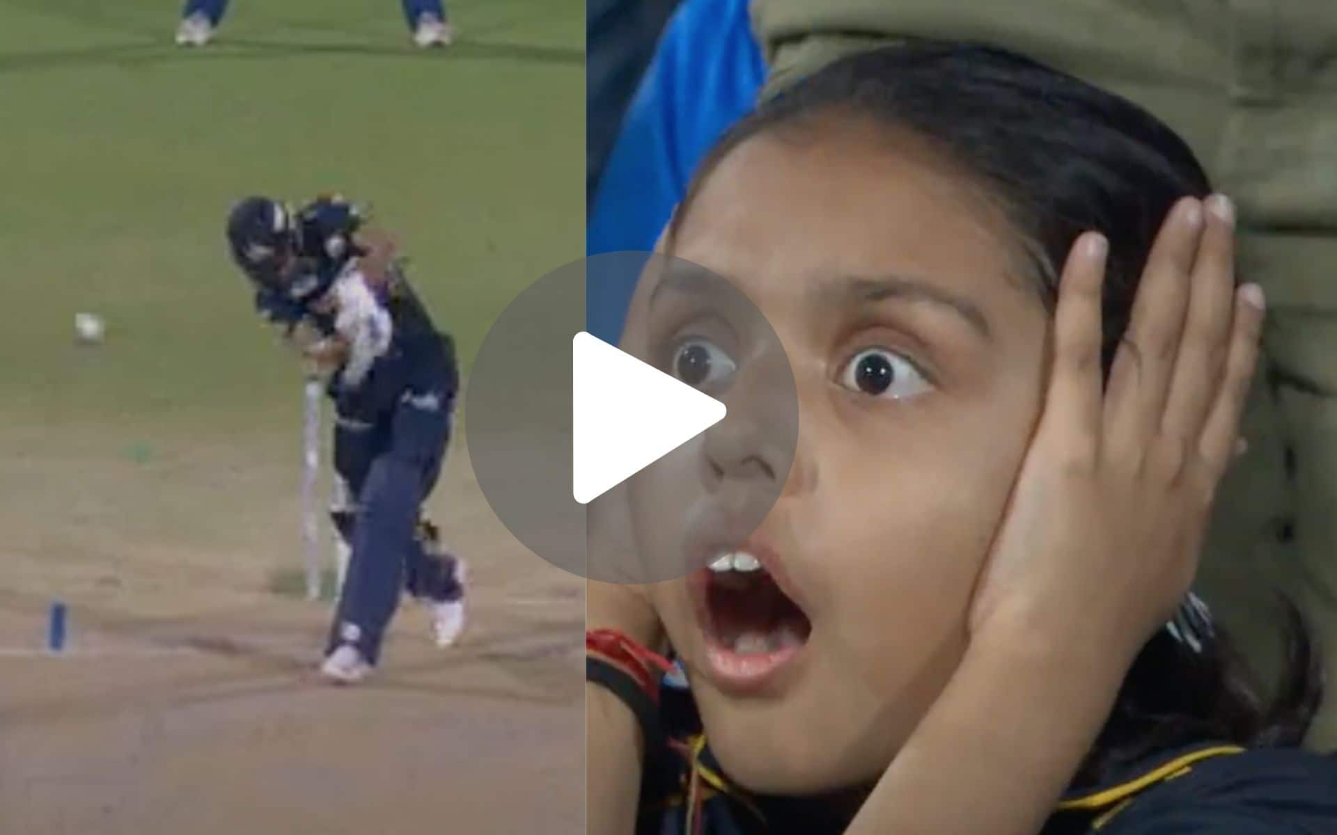 [Watch] Shubman Gill's Wicket Leaves Little Fangirl Shocked During DC vs GT IPL 2024 Clash
