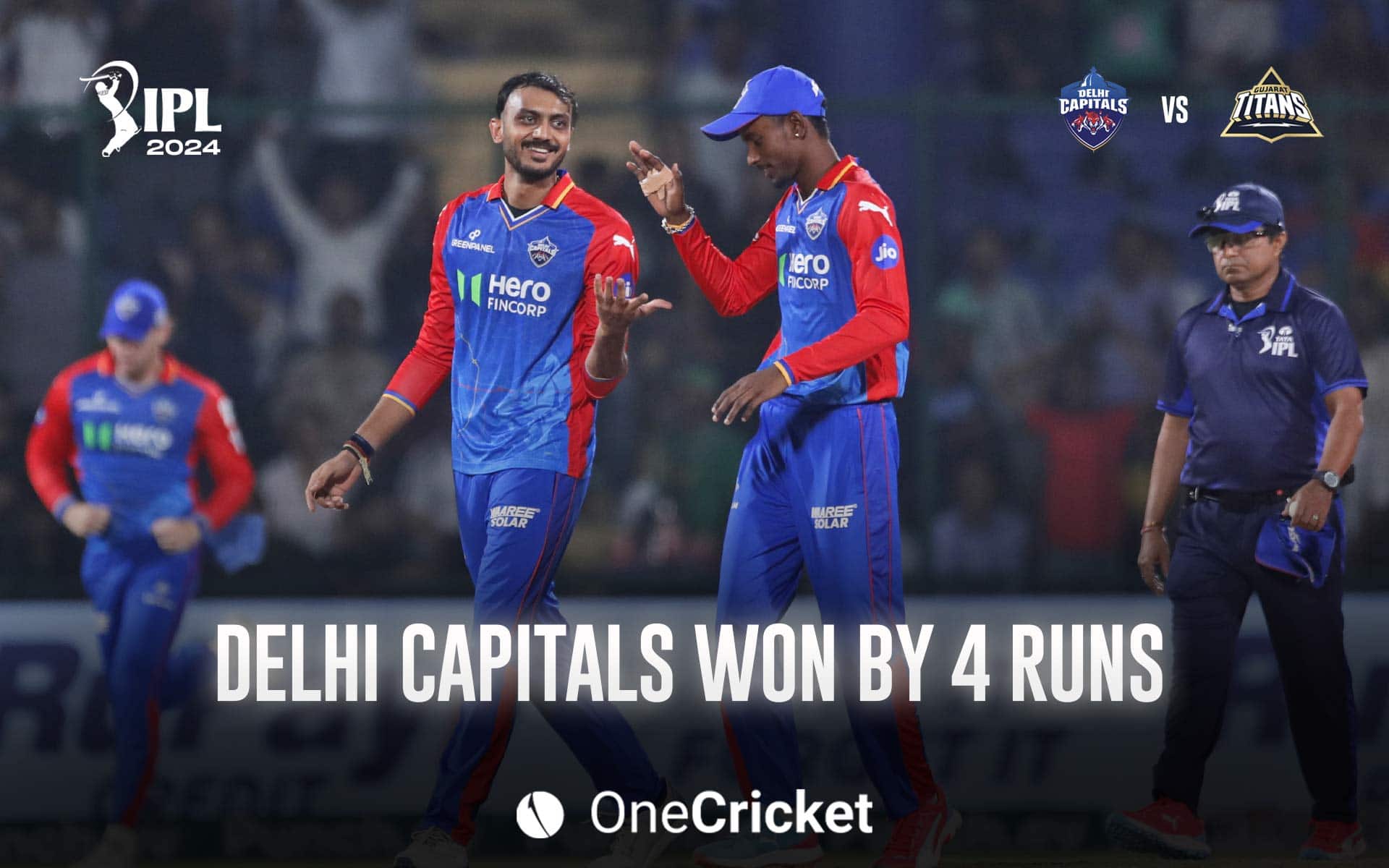 Delhi Capitals won a thriller by 4 runs in New Delhi (AP)