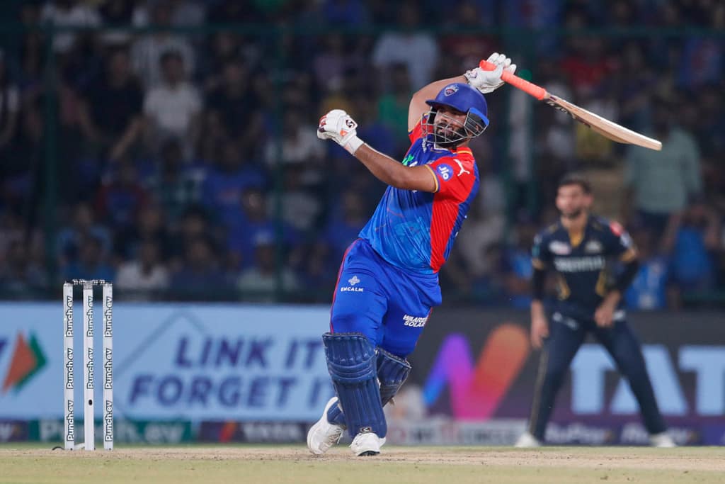 Pant in action against GT [AP]
