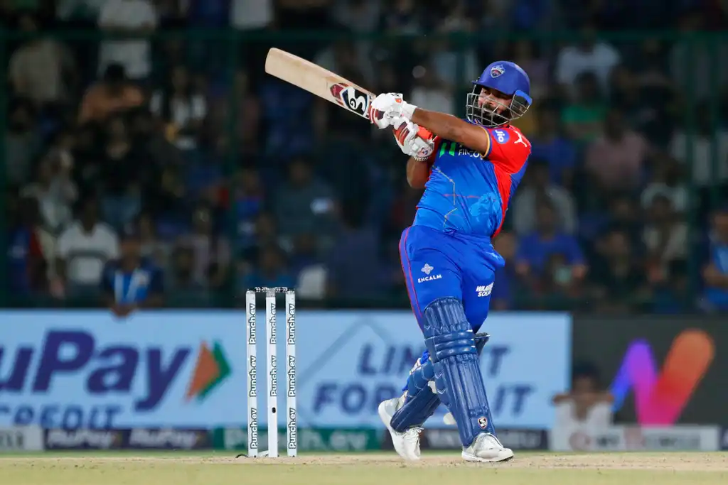 Rishabh Pant in action Vs GT [AP]
