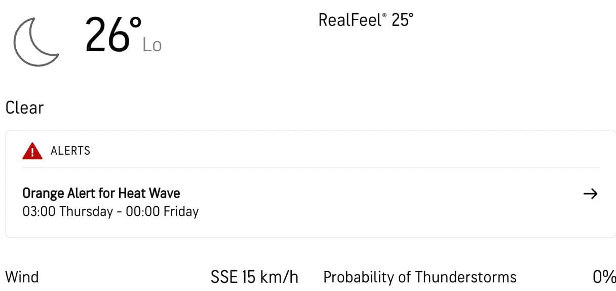Weather Report For SRH Vs RCB IPL 2024 Match [Accuweather]