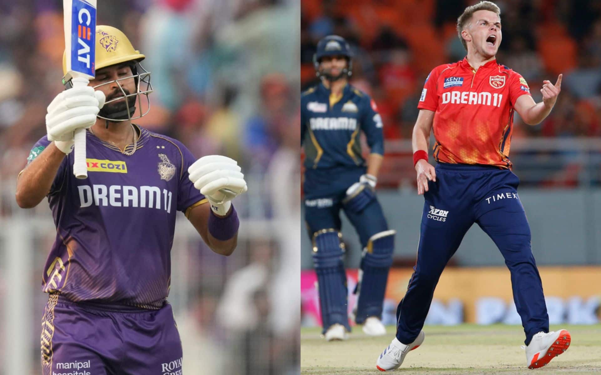 Shreyas Iyer and Sam Curran will be leading their respective teams in IPL 2024 [AP Photos]