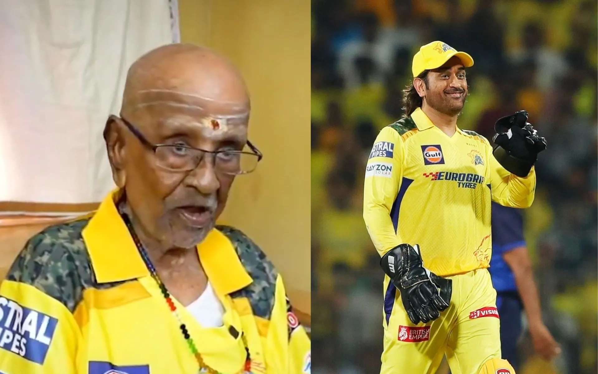 MS Dhoni 103-year old fan (x.com)