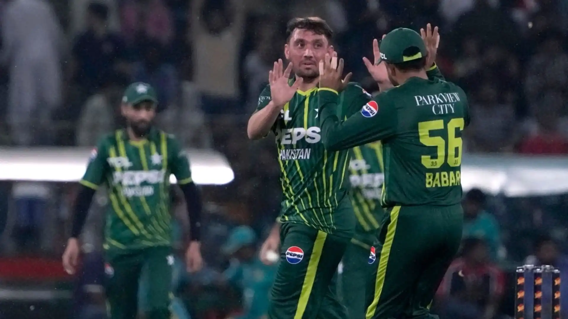 Zaman Khan got Tom Blundell [AP]