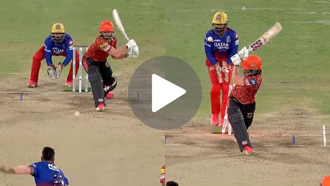 [Watch] SRH Sink Further As RCB’s Karn Sharma Cleans Up Nitish Kumar Reddy In Huge Chase
