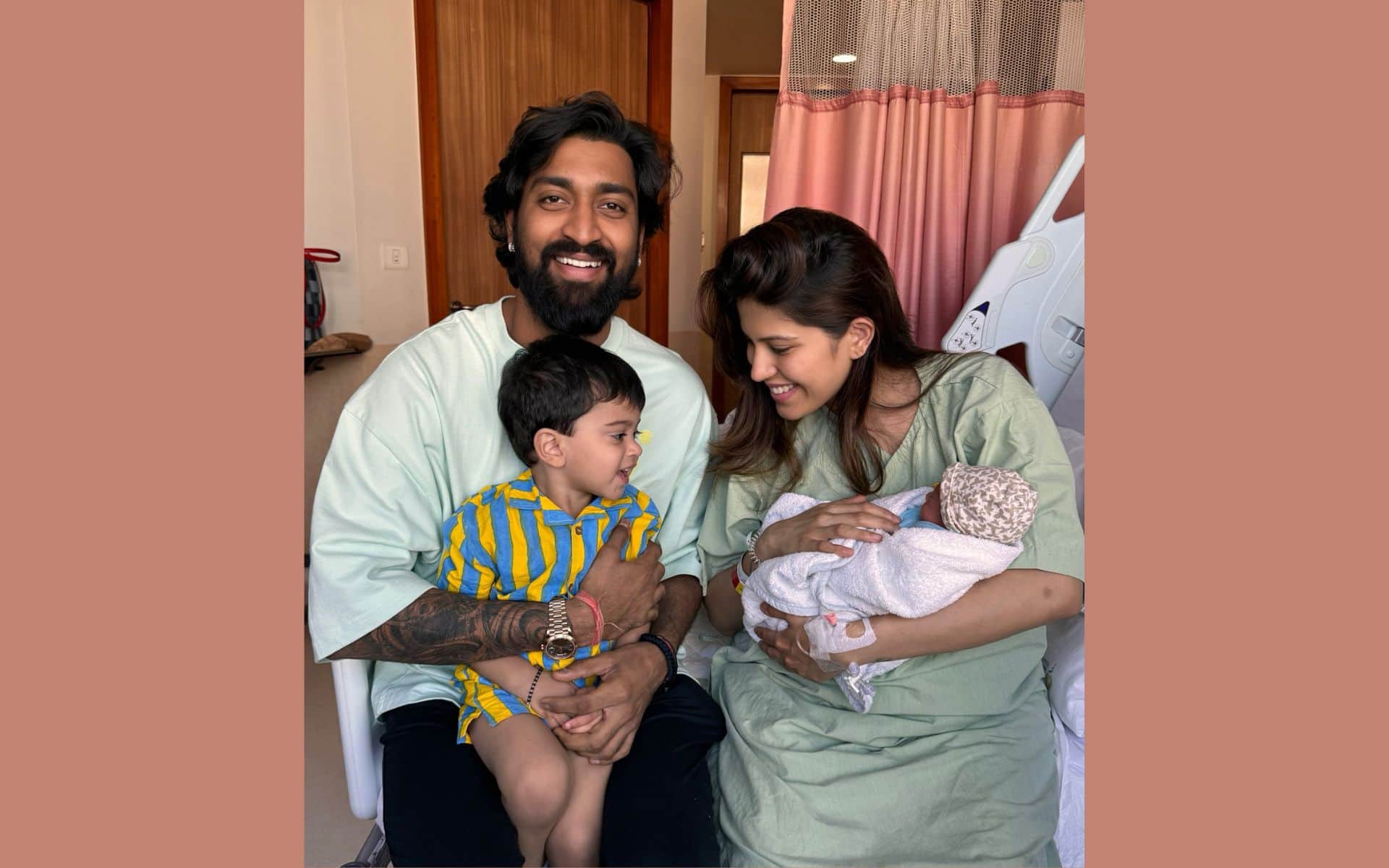 Krunal Pandya & wife's elder son is Kavir (Instagram)