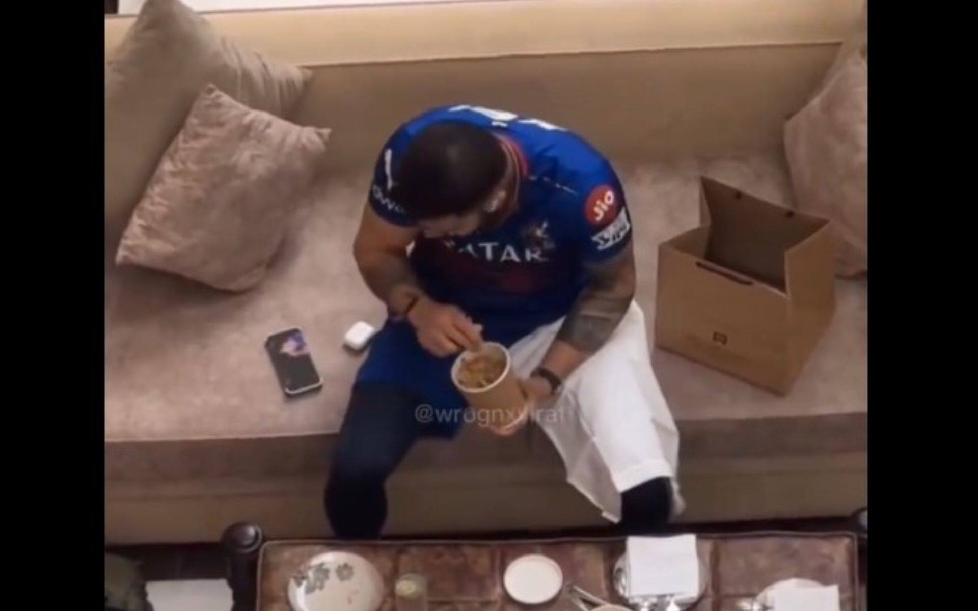 Virat Kohli watching DC vs MI clash (X.com)