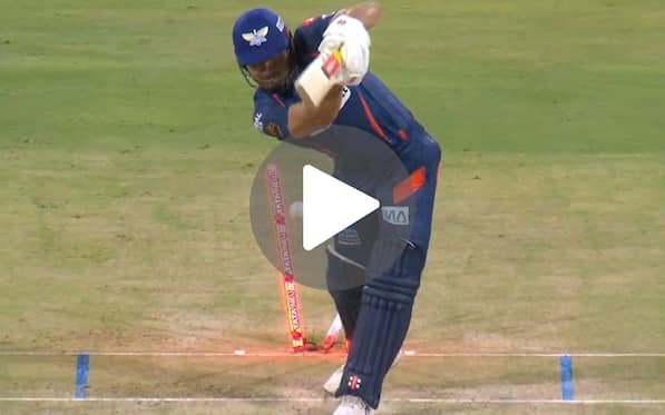 [Watch] Sandeep Sharma's Banana Inswinger Sends Stoinis' Middle Stump For A Ride