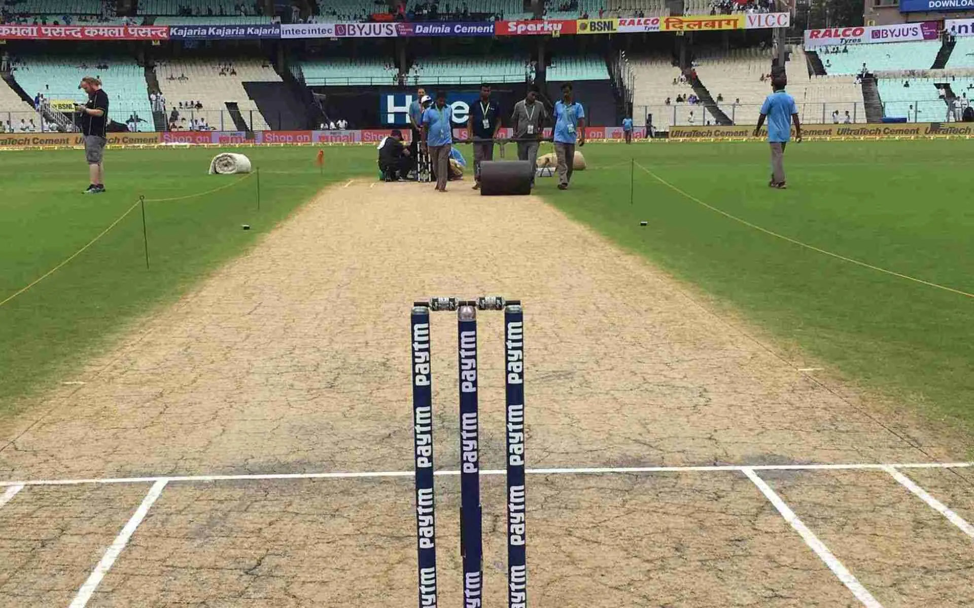 Eden Gardens Pitch (X.com)
