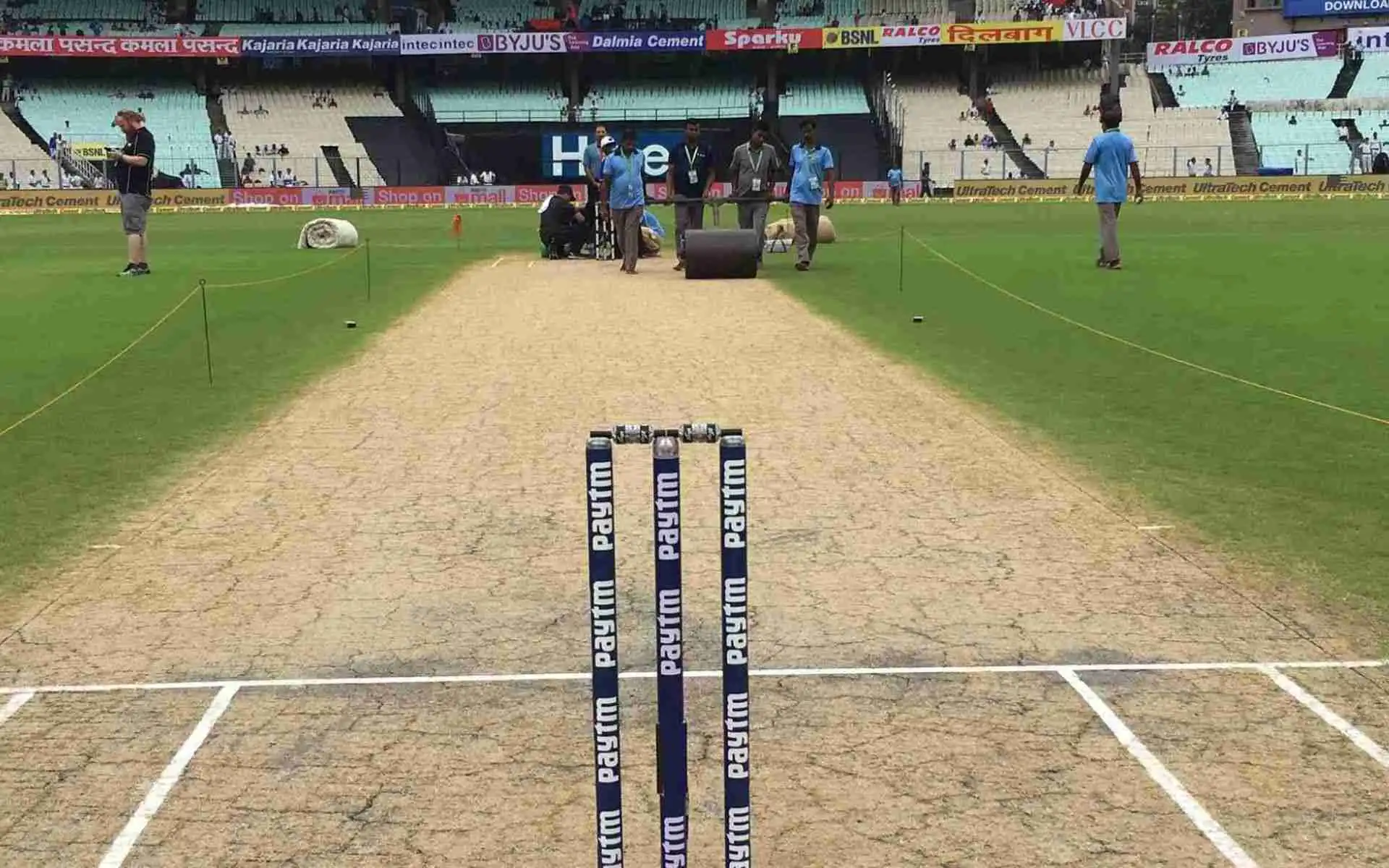 Eden Gardens Pitch (X.com)