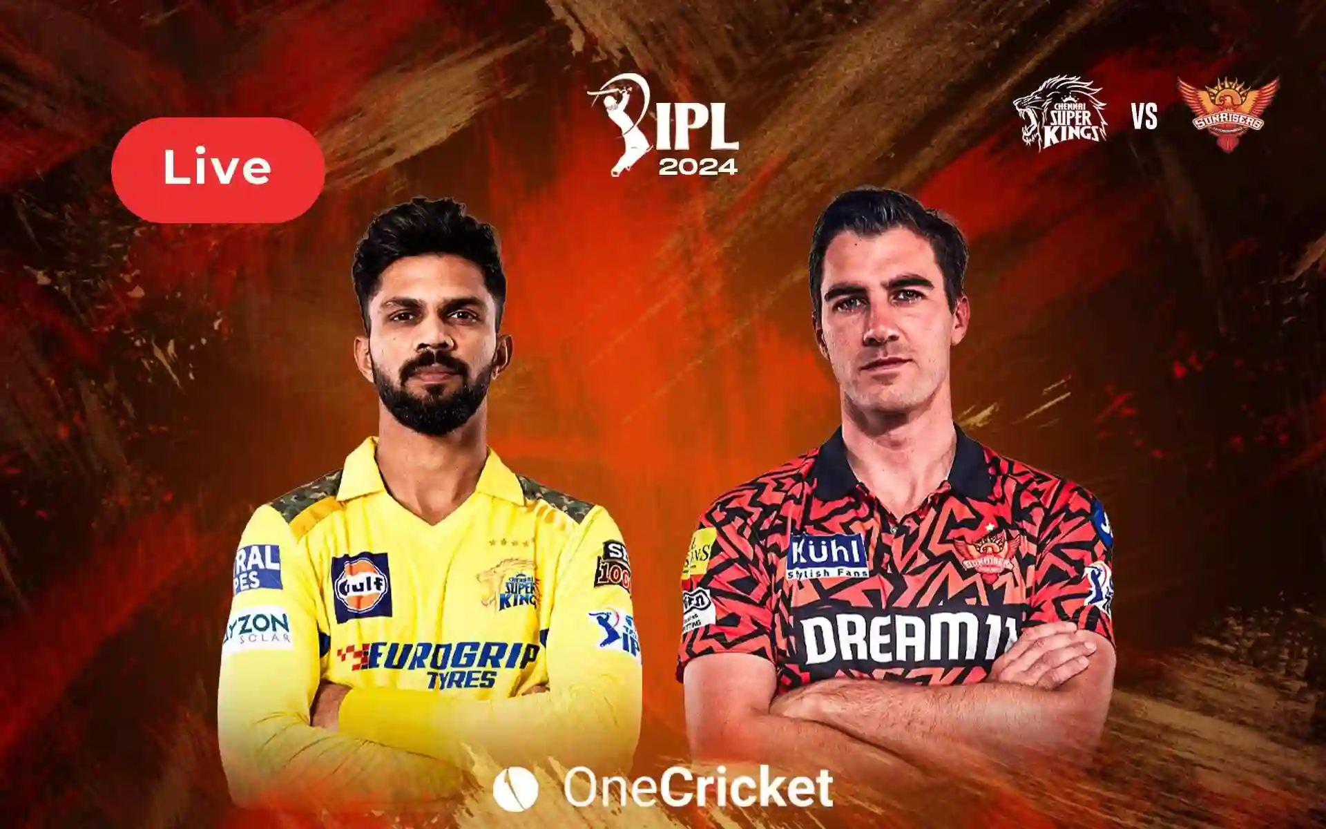 IPL 2024 CSK vs SRH Live Score: Match Updates, Highlight & Live Streaming