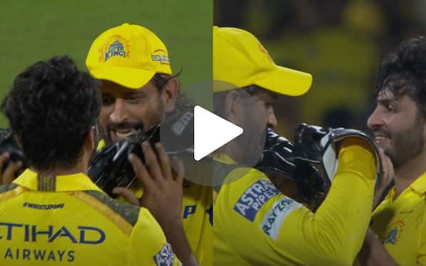[Watch] MS Dhoni, Shardul Thakur 'Show Off Bromance' To Turn Back Good Old CSK Days
