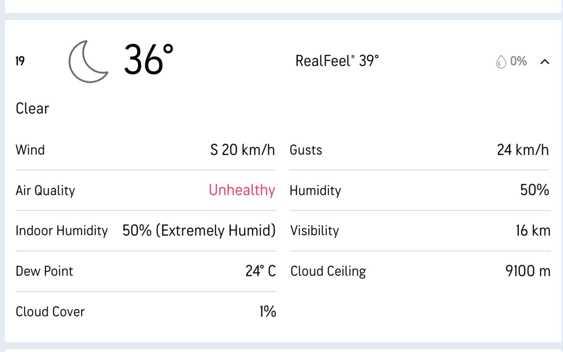 Weather Report For KKR Vs DC [Accuweather.com]