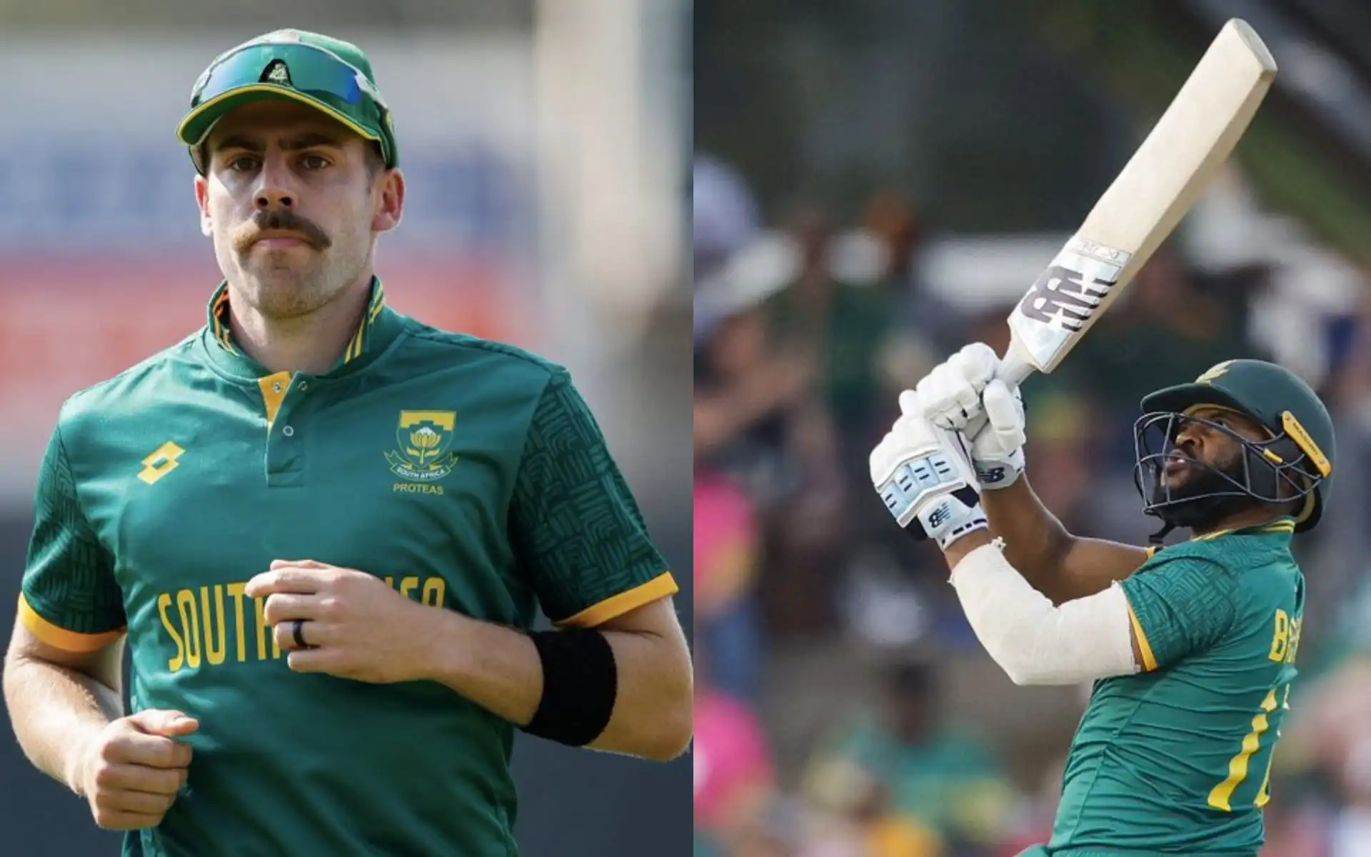 Anrich Nortje and Temba Bavuma (X.com)