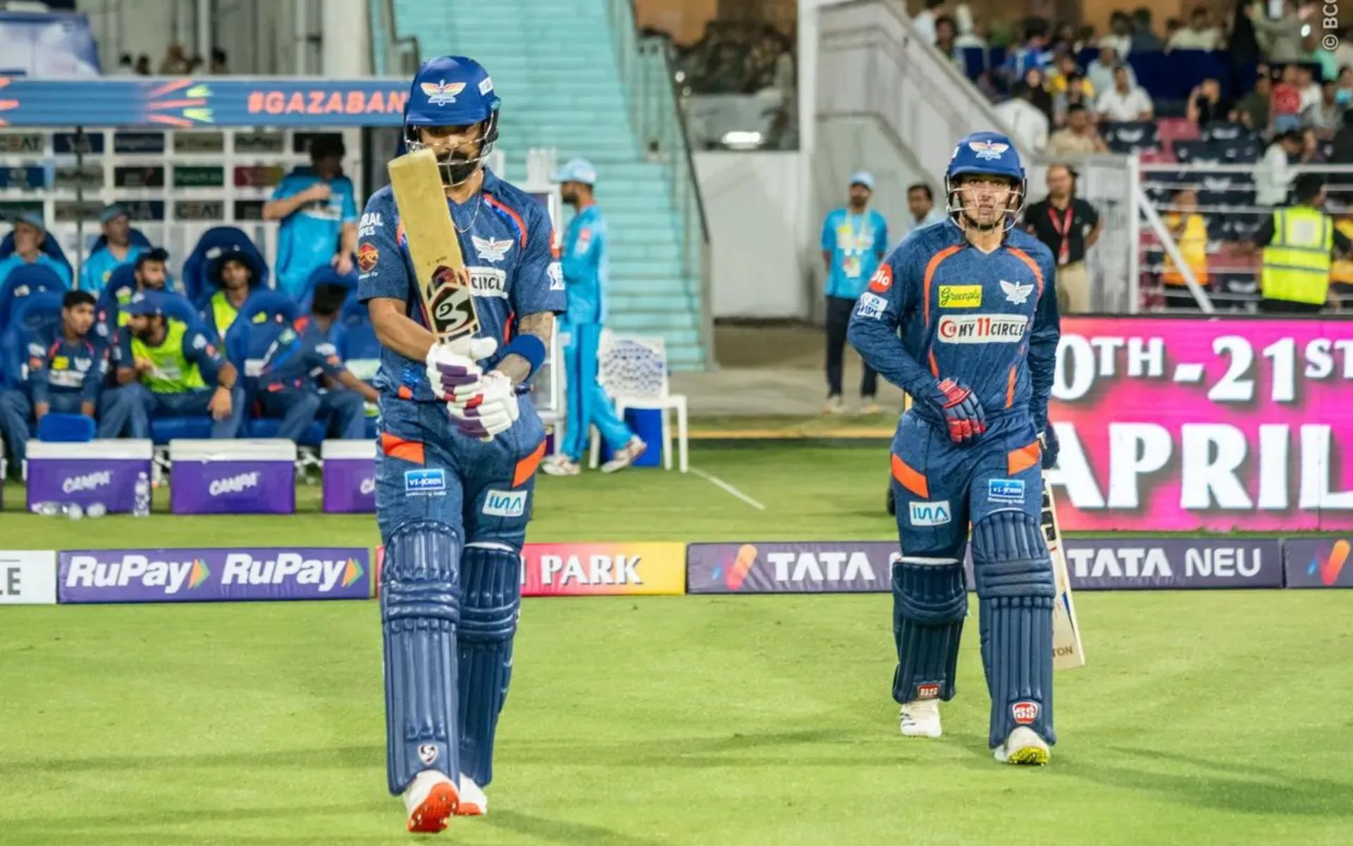 KL Rahul and Quinton de Kock LSG openers (AP)