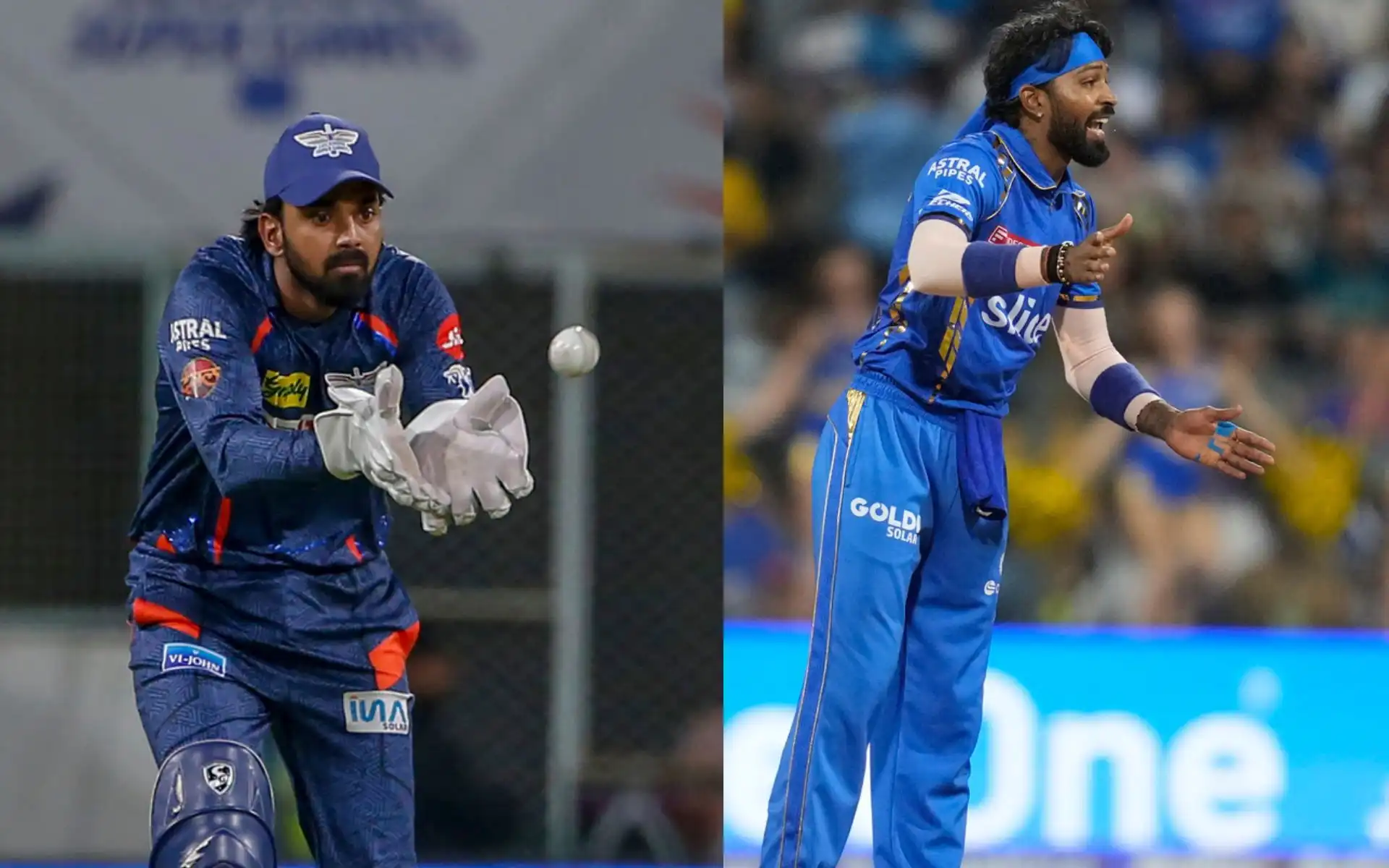 KL Rahul and Hardik Pandya will lead their teams in the match [AP Photos]