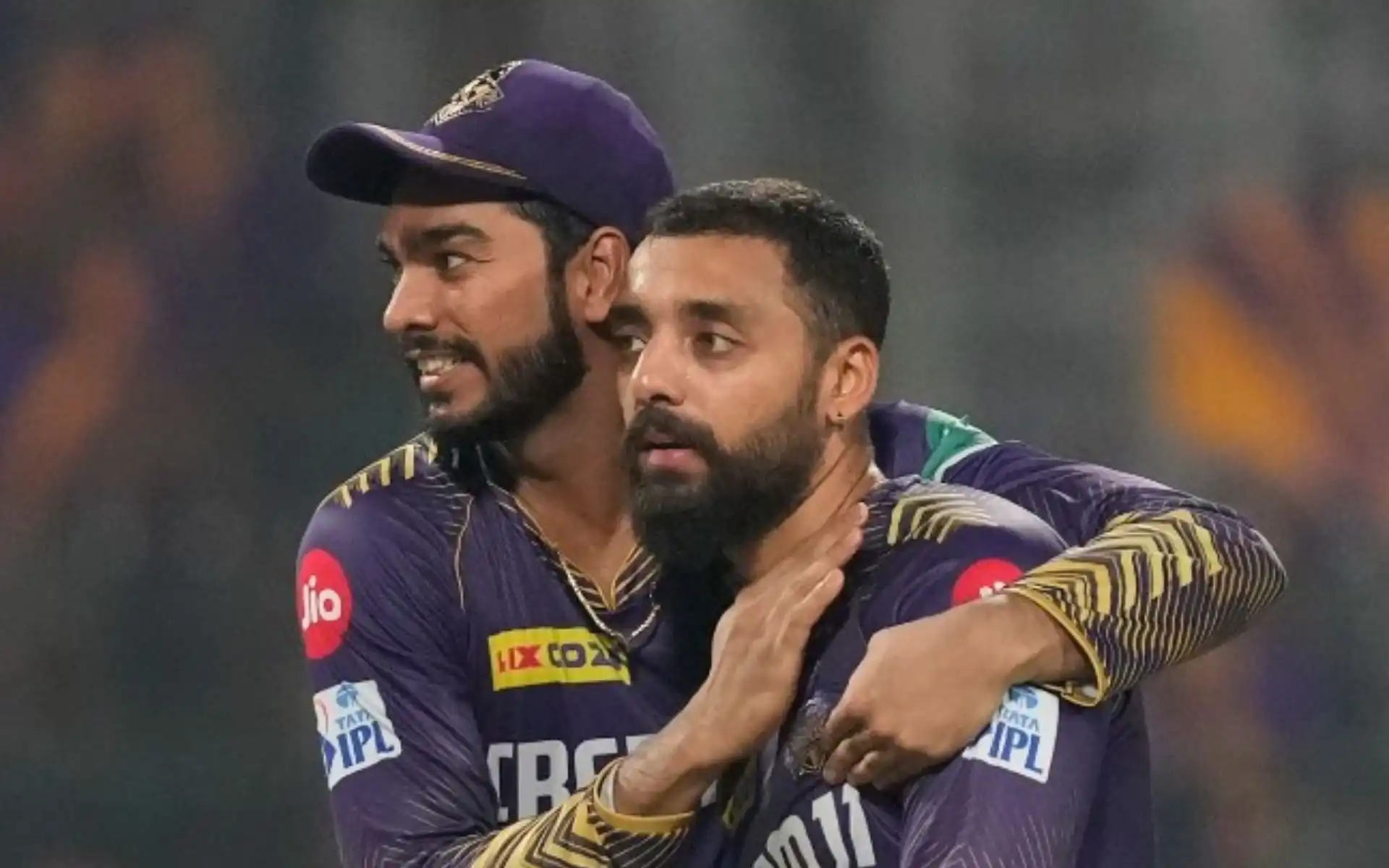 Varun Chakravarthy celebrating a DC wicket in IPL 2024 (AP)