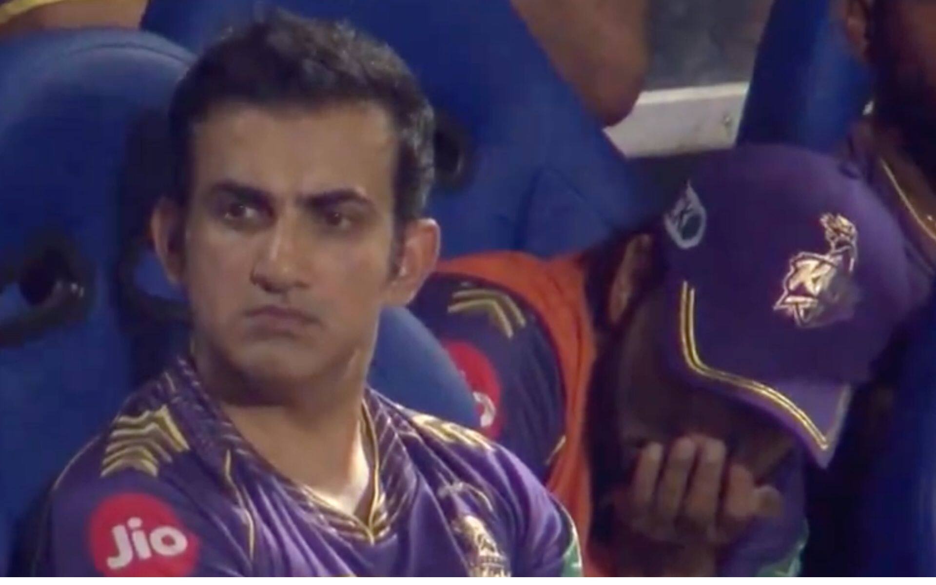 Gambhir's look after Kuldeep's six (X.com)