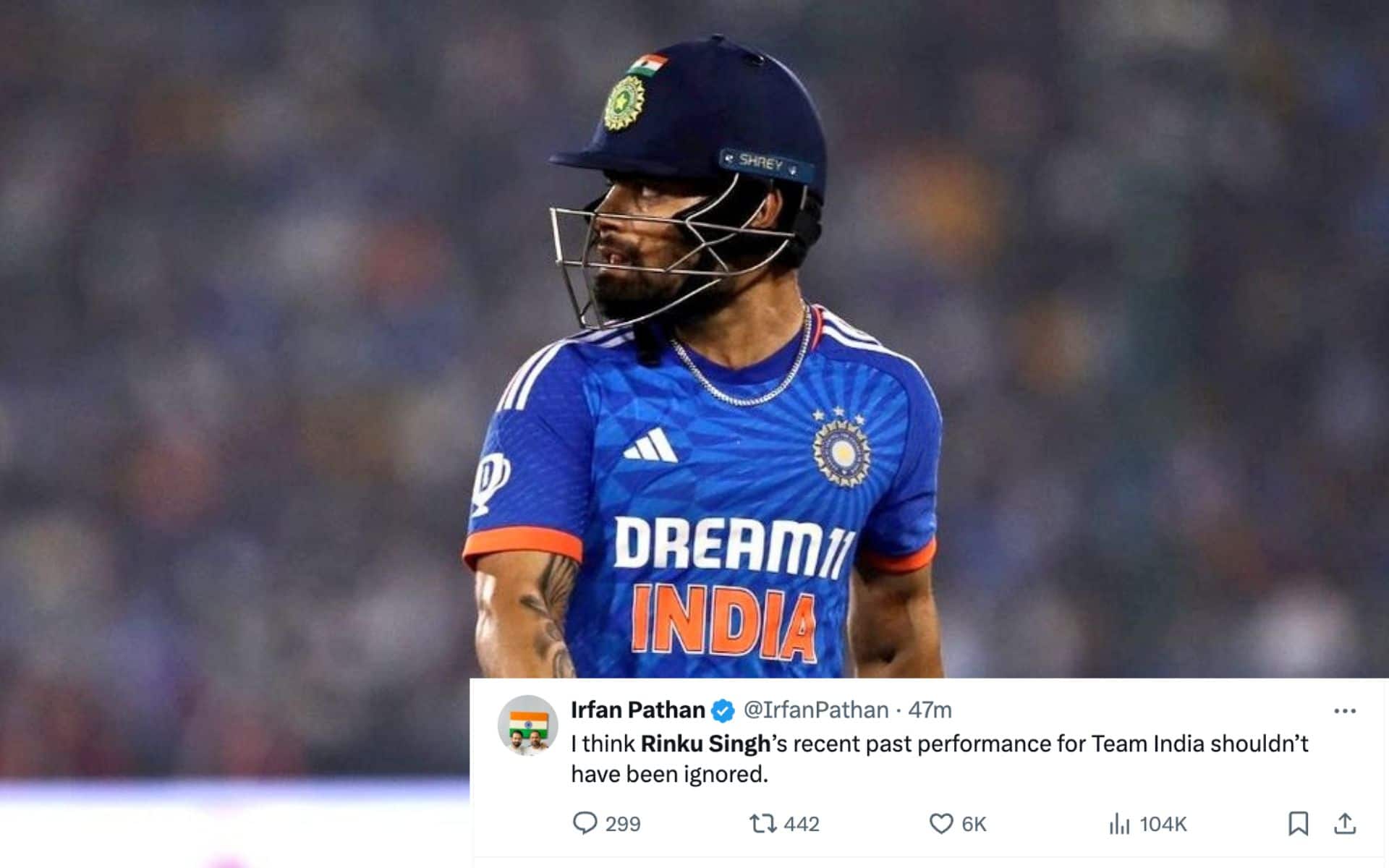 'Justice For Rinku Singh' - Netizens Express Dissatisfaction Over India's T20 World Cup Squad