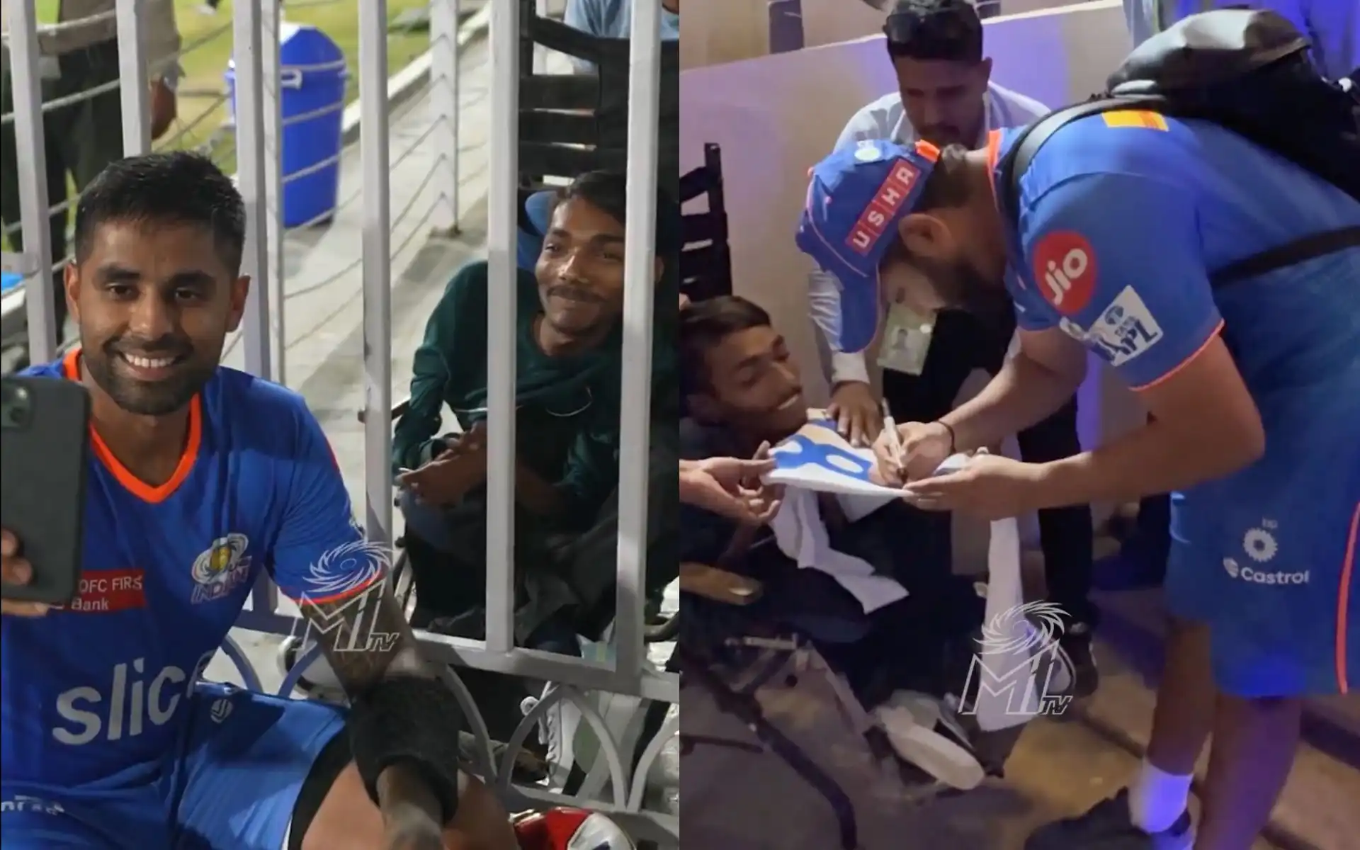 Rohit Sharma & Surya with a special fanboy (x.com)