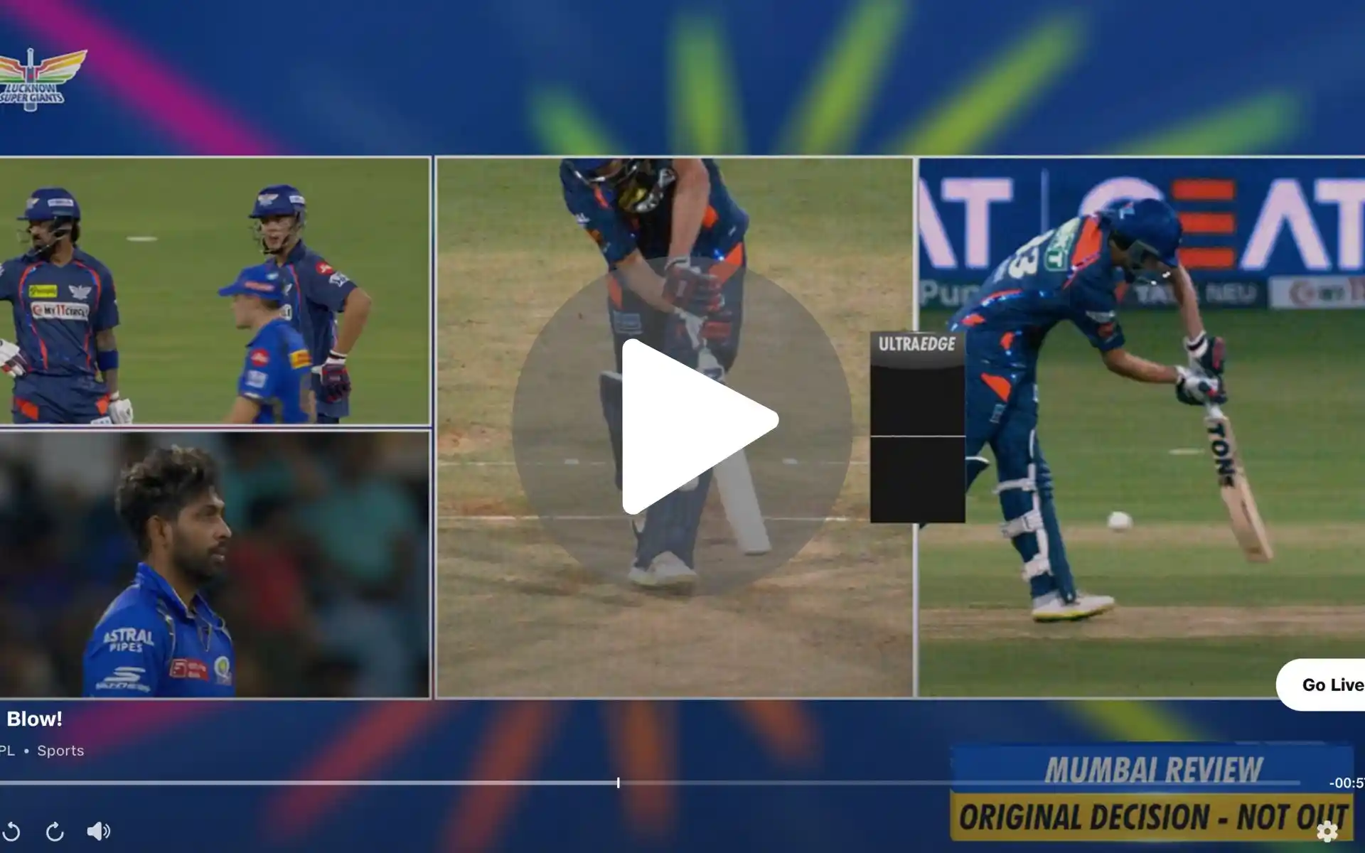 [Watch] Pandya's Brilliant DRS Sends Back LSG Debutant Arshin Kulkarni ...