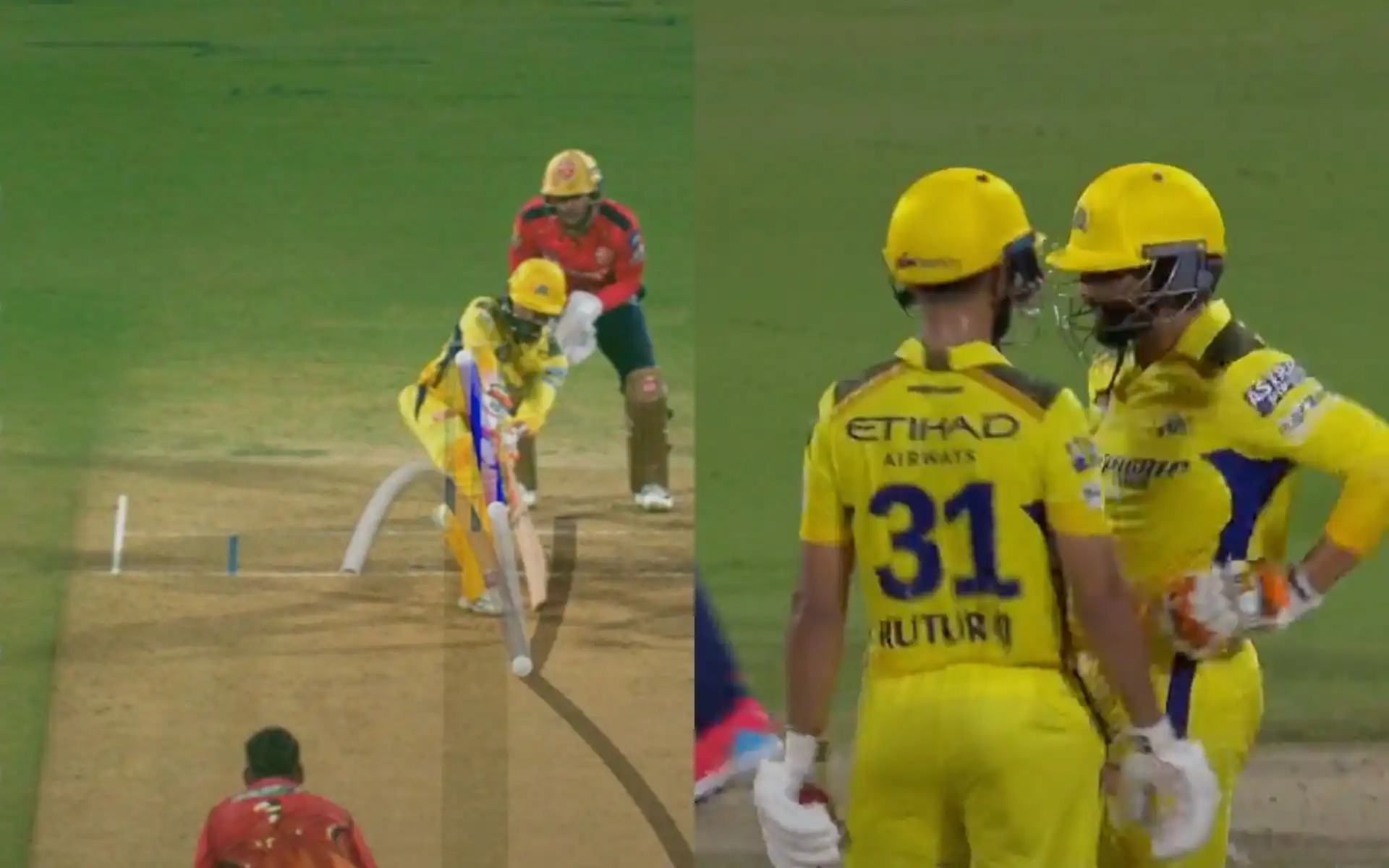 Gaikwad, Jadeja burn DRS (X.com)