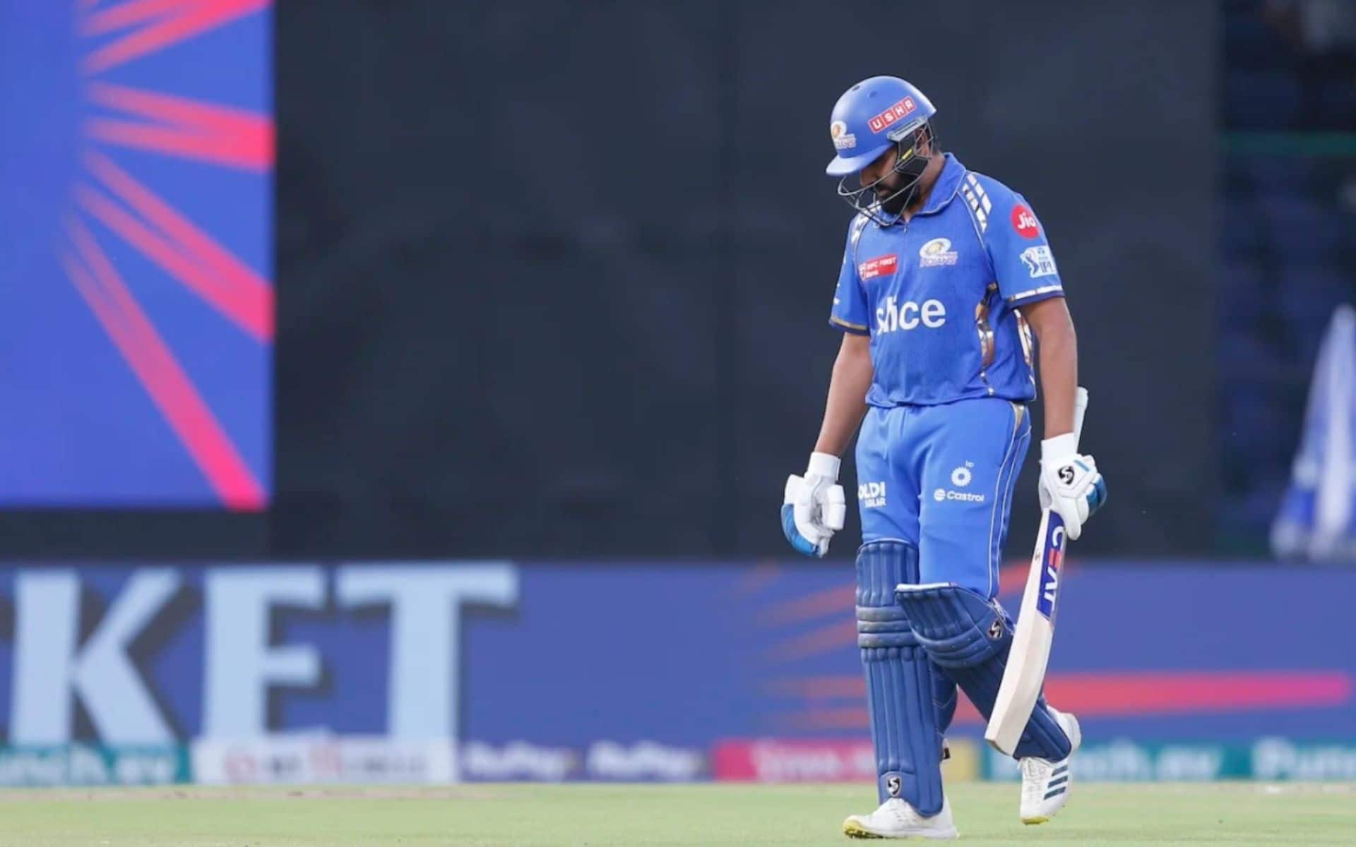 Rohit Sharma scored just four runs in the LSG vs MI game (AP)