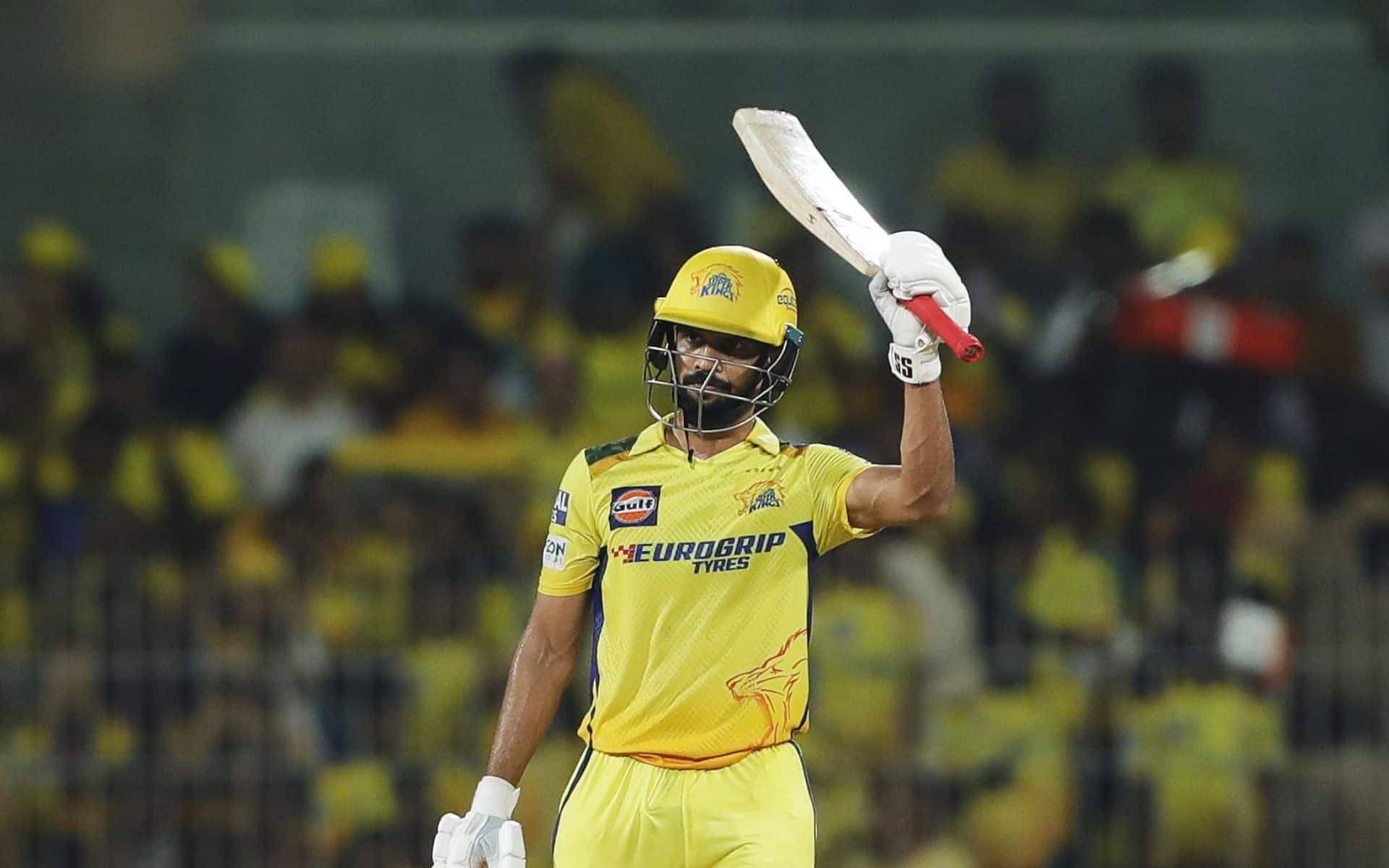 Ruturaj Gaikwad scores half century for CSK against PBKS in IPL 2024 clash (X.com)