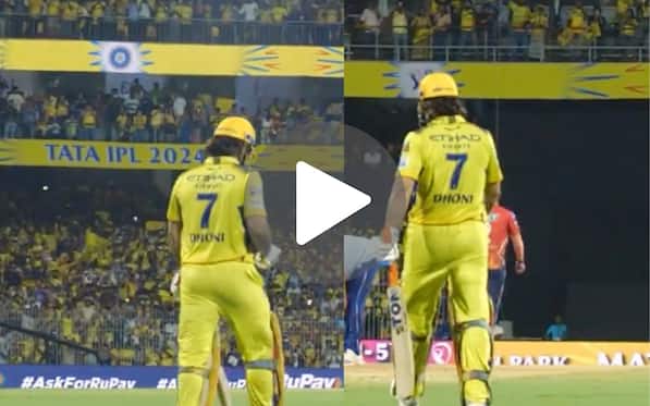 [Watch] MS Dhoni's Electric Entry In His Final Match At Chepauk Before IPL 2024 Playoffs