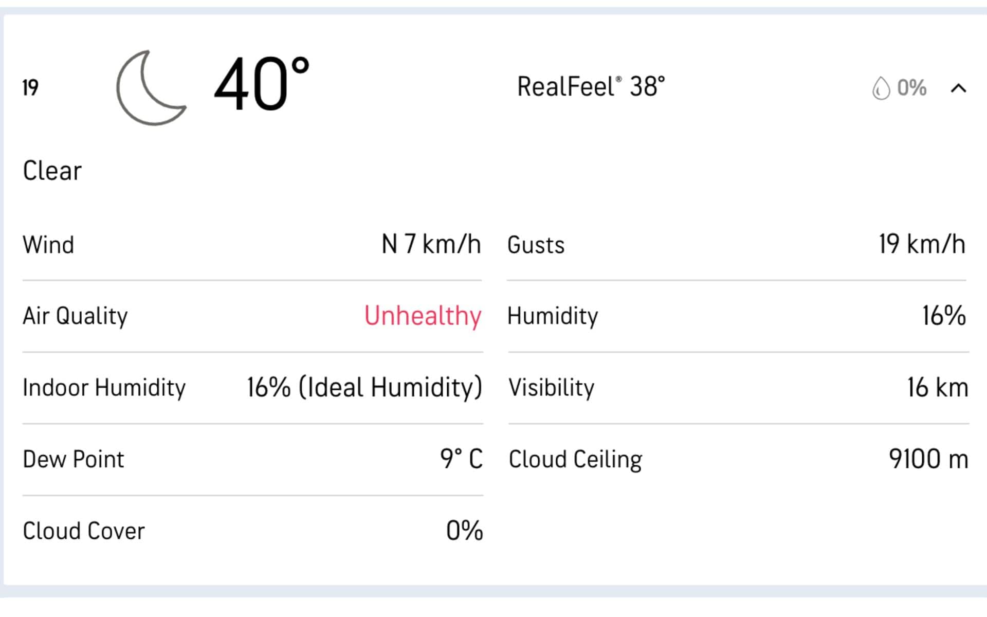 Weather Report For SRH Vs RR IPL 2024 Match [Accuweather]
