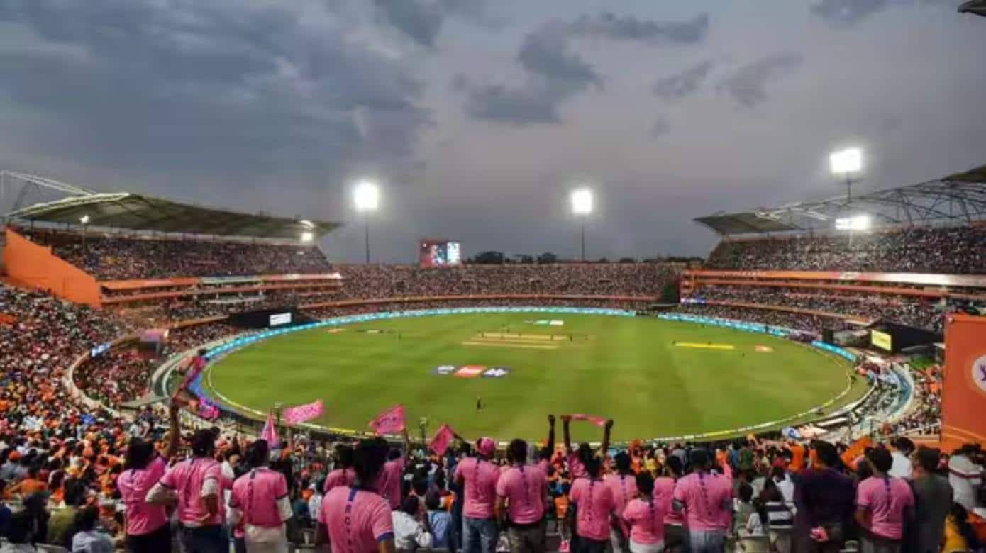 Rajiv Gandhi Stadium in Hyderabad [X]