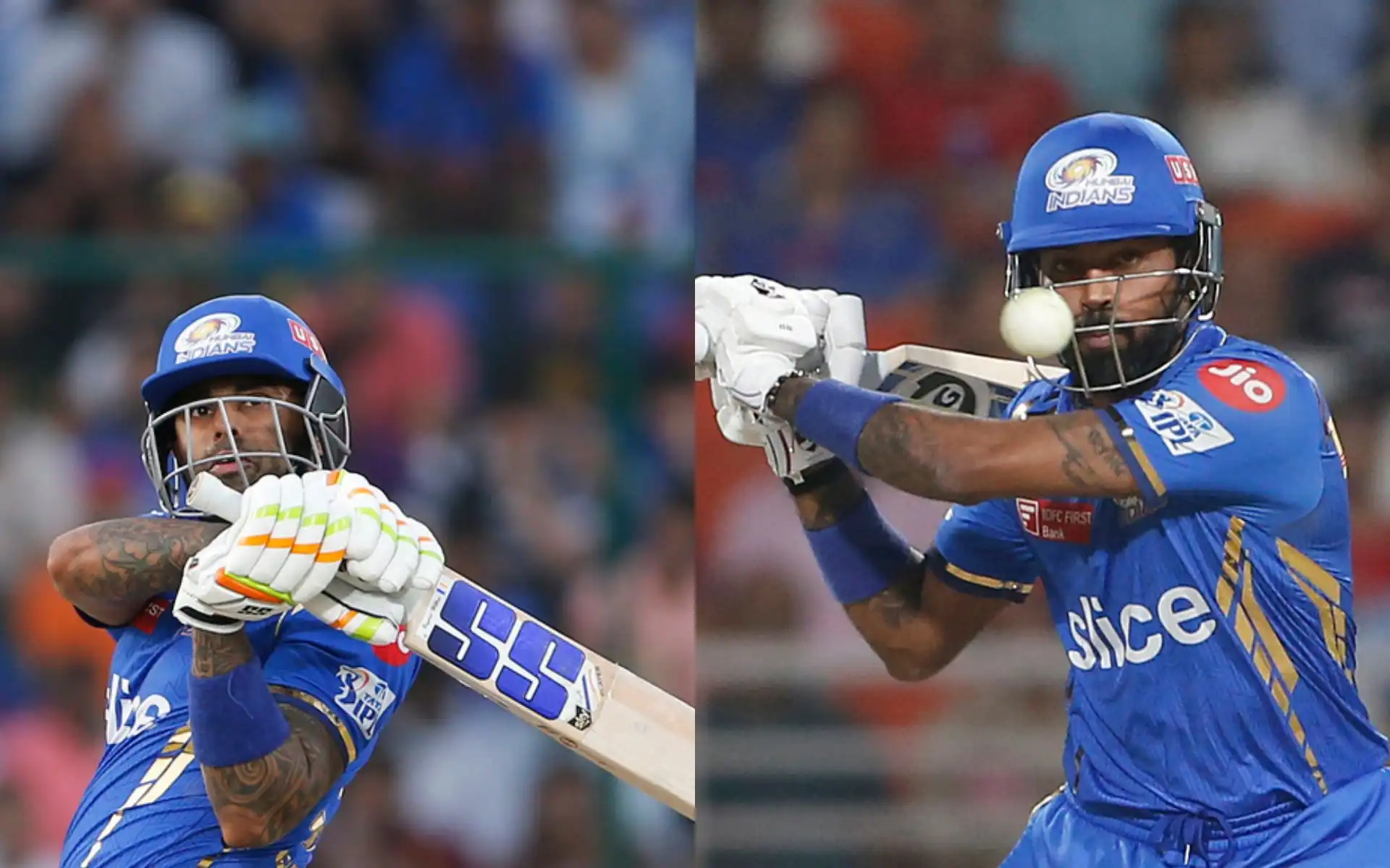 Suryakumar Yadav and Hardik Pandya need to fire for MI in this game [AP Photos]
