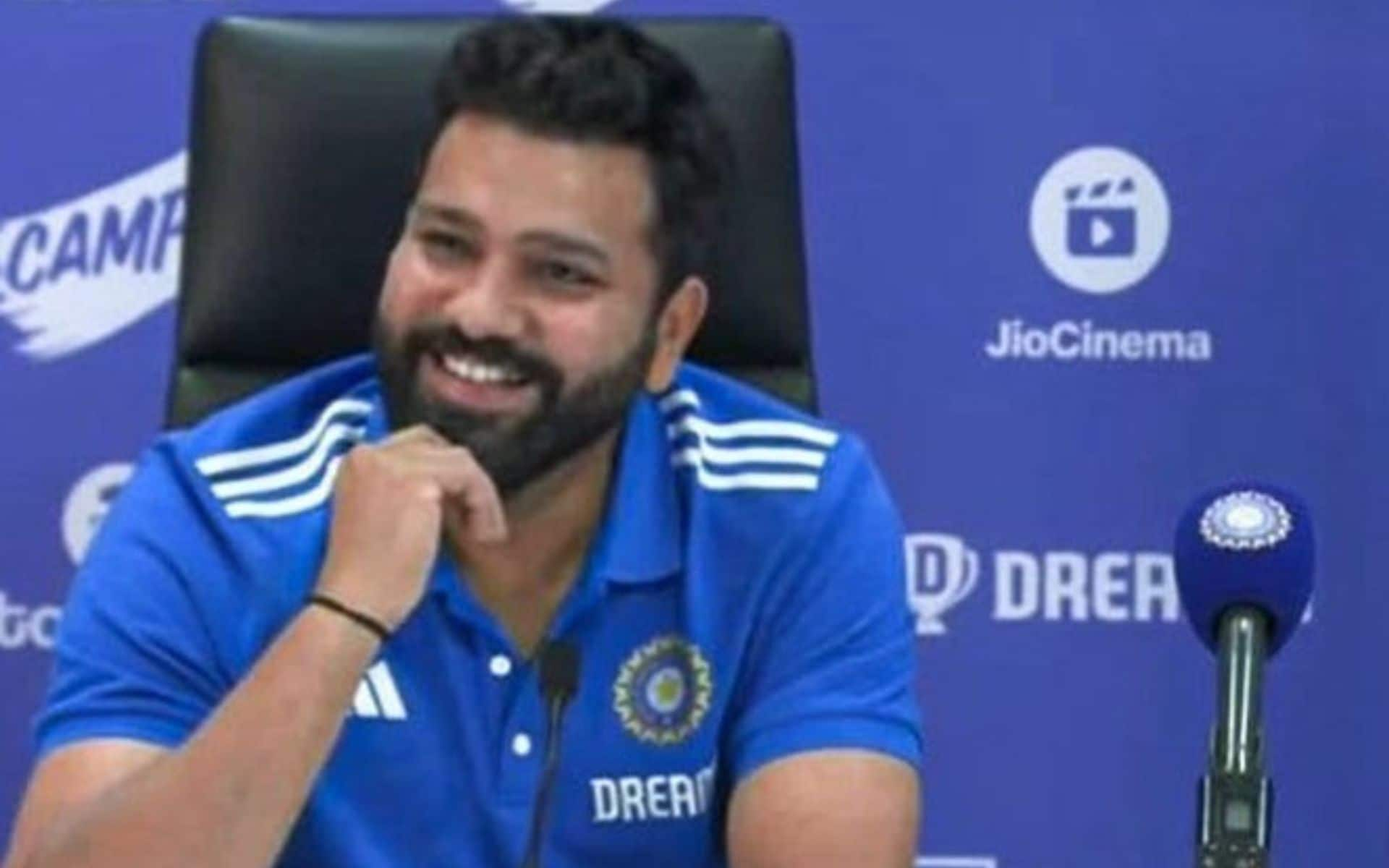 Rohit Sharma in the press conference (X.com)