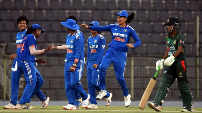 BAN-W Vs IND-W | Shafali And Radha Propel India Women To An Easy Win Over Bangladesh