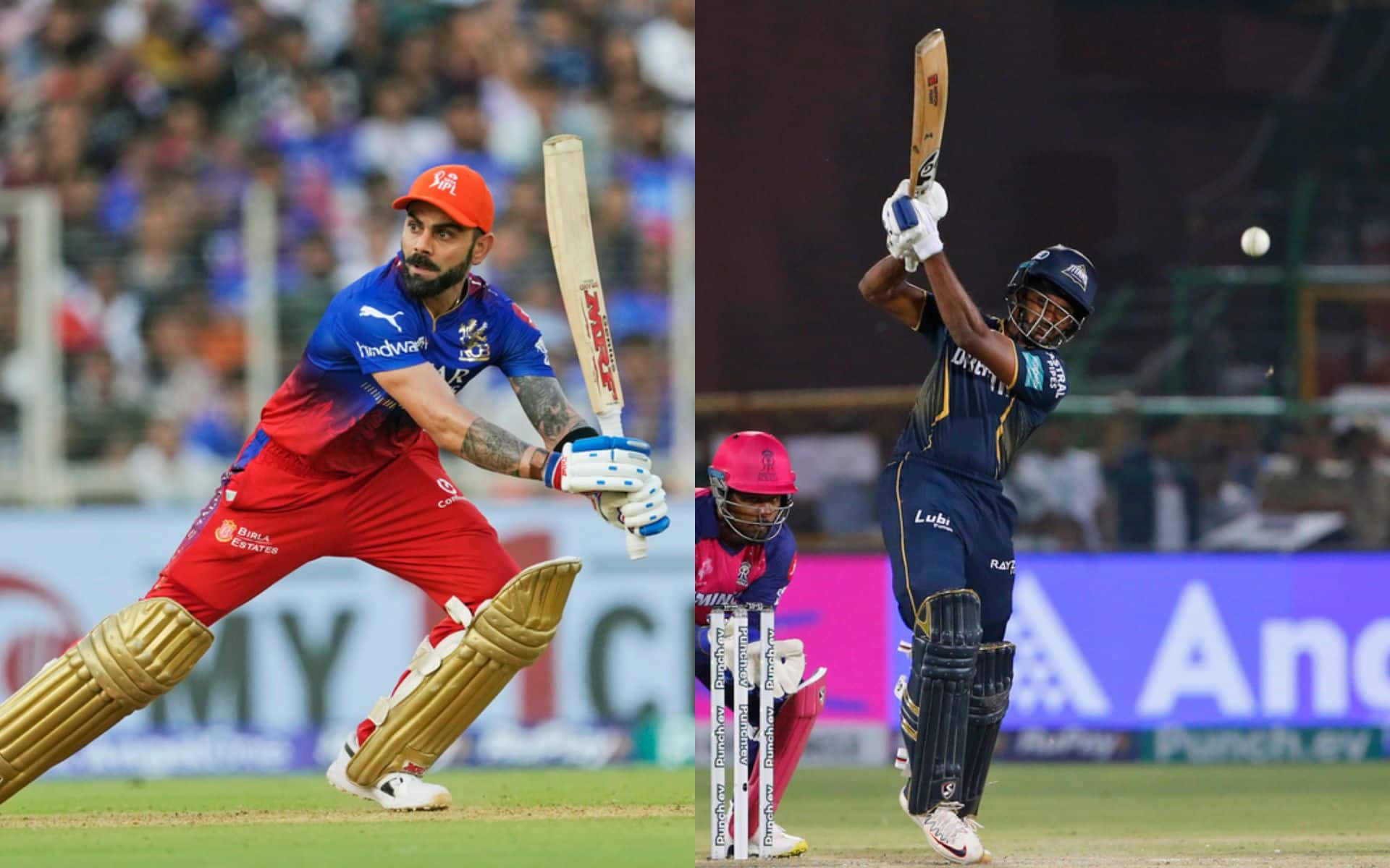 Virat Kohli and Sai Sudharsan will be the backbone of their team's batting line-up [AP Photos]