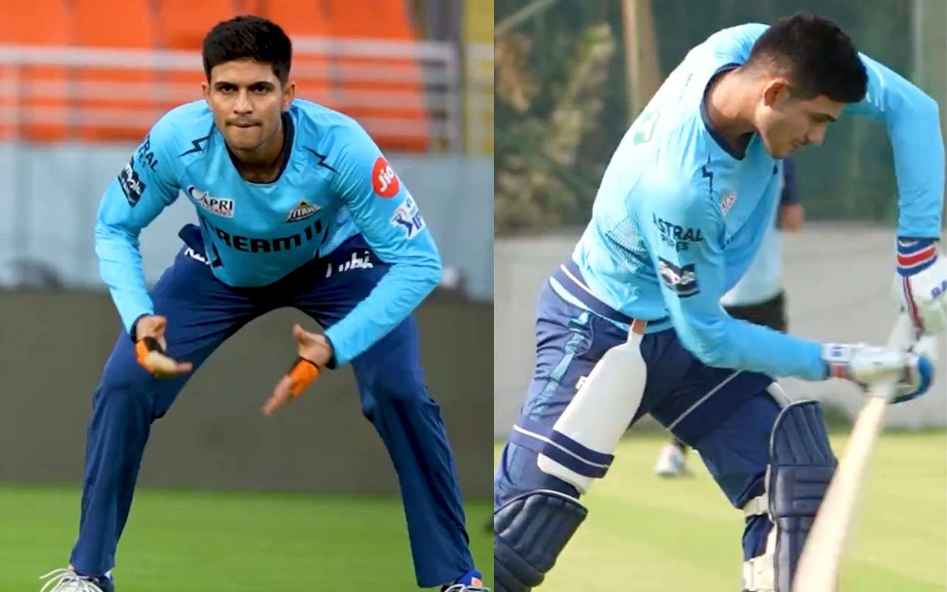 Shubman Gill in training session ahead of RCB clash (X.com)