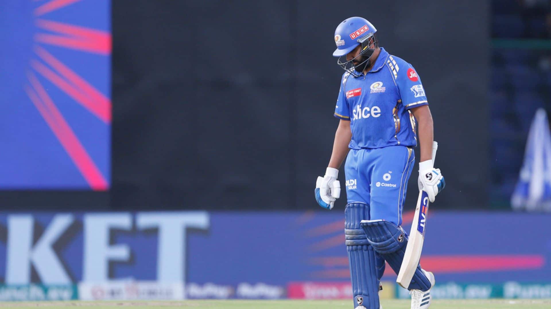 Rohit is not in MI's playing XI vs KKR [AP]