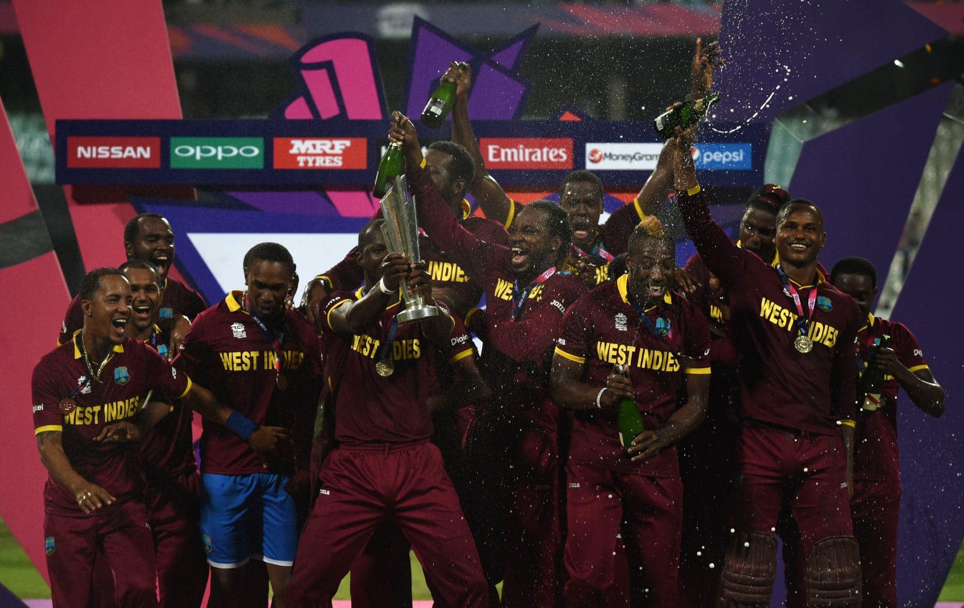 West Indies have won T20 World Cups in 2012 & 2016 (Twitter)