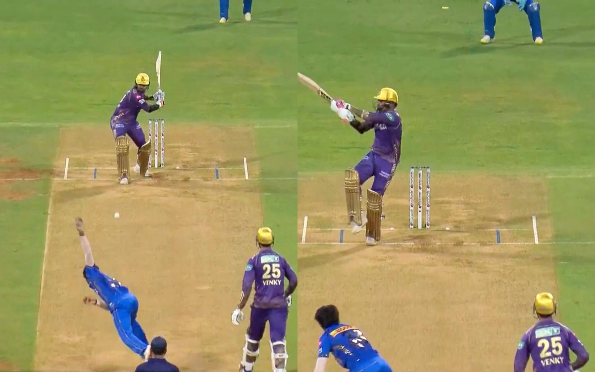 Sunil Narine going hard against Hardik (X.com)