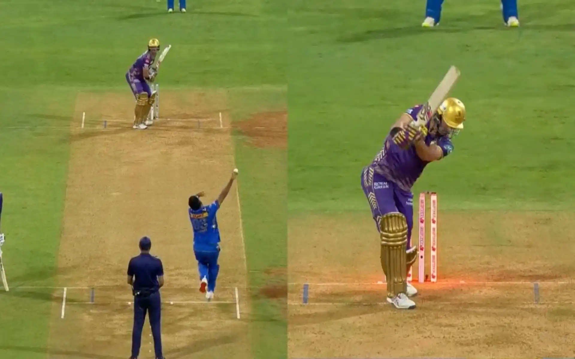 Bumrah yorking Starc for two-ball duck (X.com)