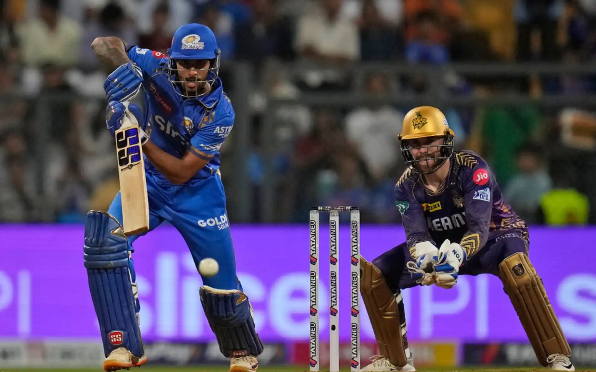 Tilak Varma against KKR (X.com)