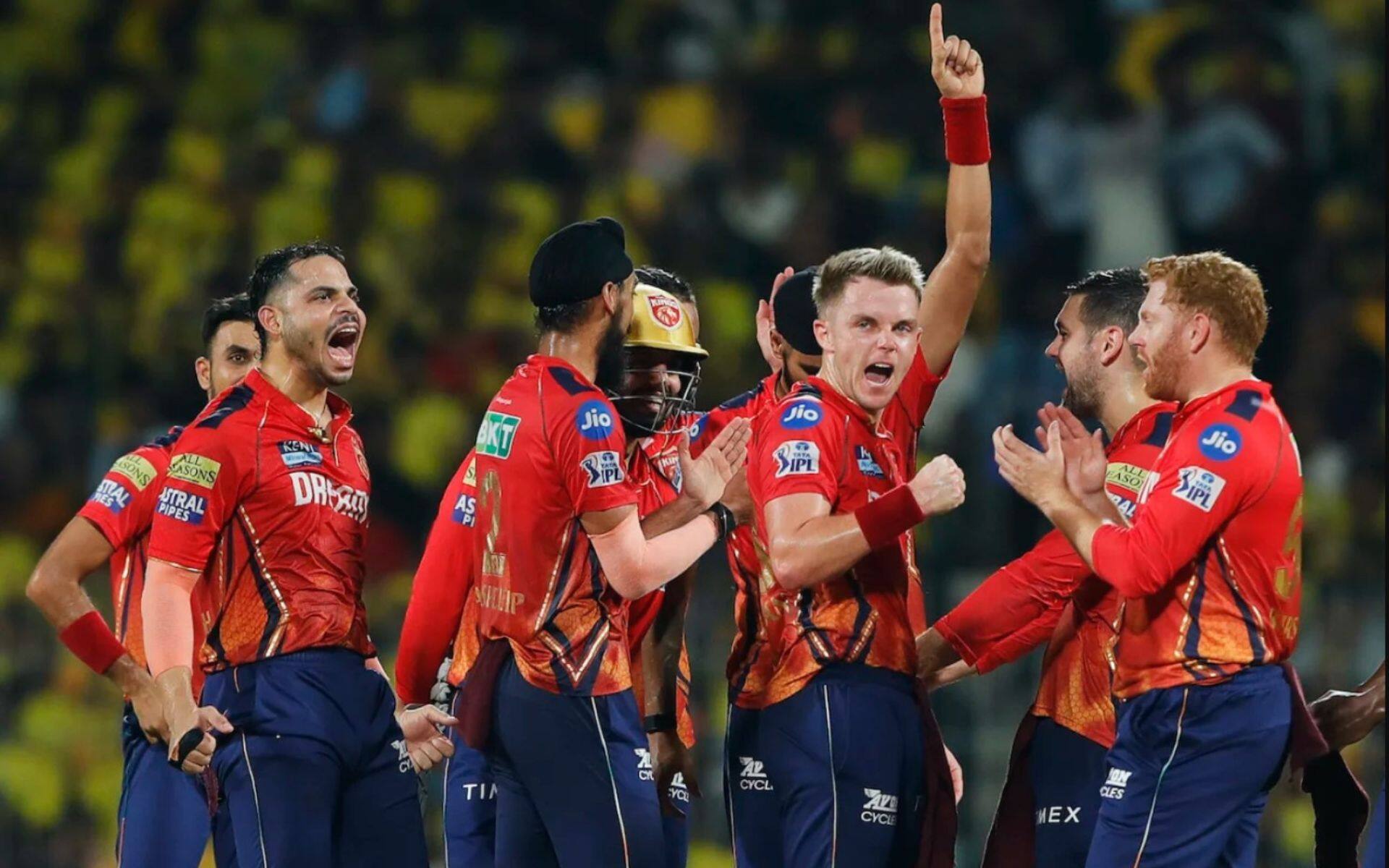 Punjab Kings players celebrating a wicket during IPL 2024 (BCCI)