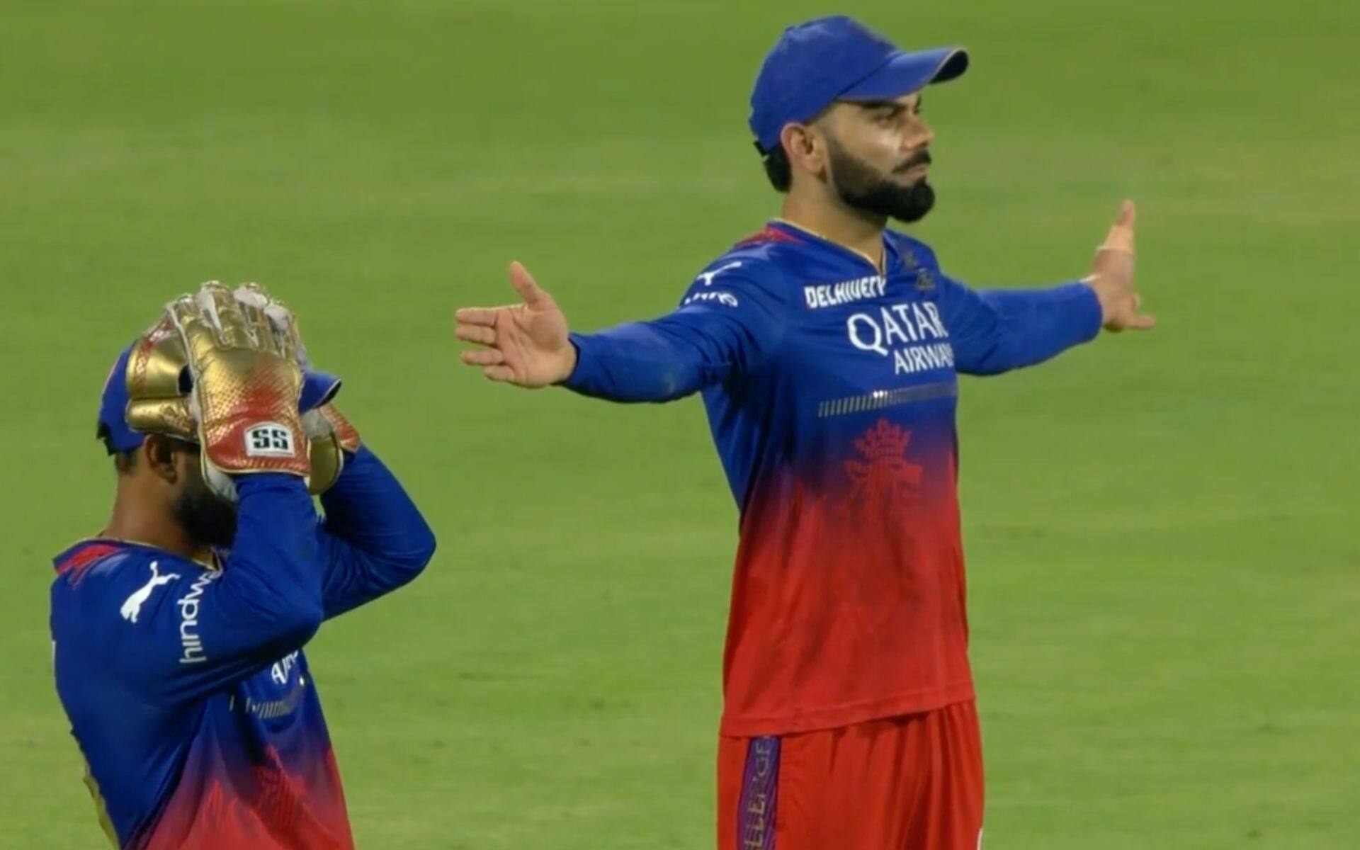 Virat Kohli signals wide after umpire's mistake (X.com)