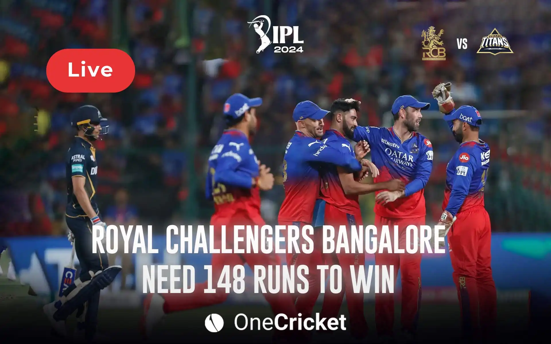 IPL 2024, RCB Vs GT Live Score: Match Updates, Highlights & Live Streaming