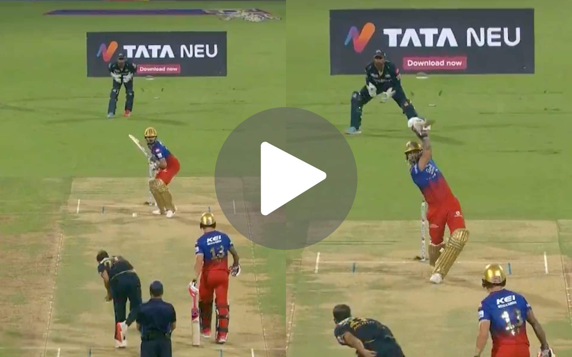 [Watch] Virat Kohli 'Holds The Pose Like The King' While Playing A Spectacular Six Off Mohit