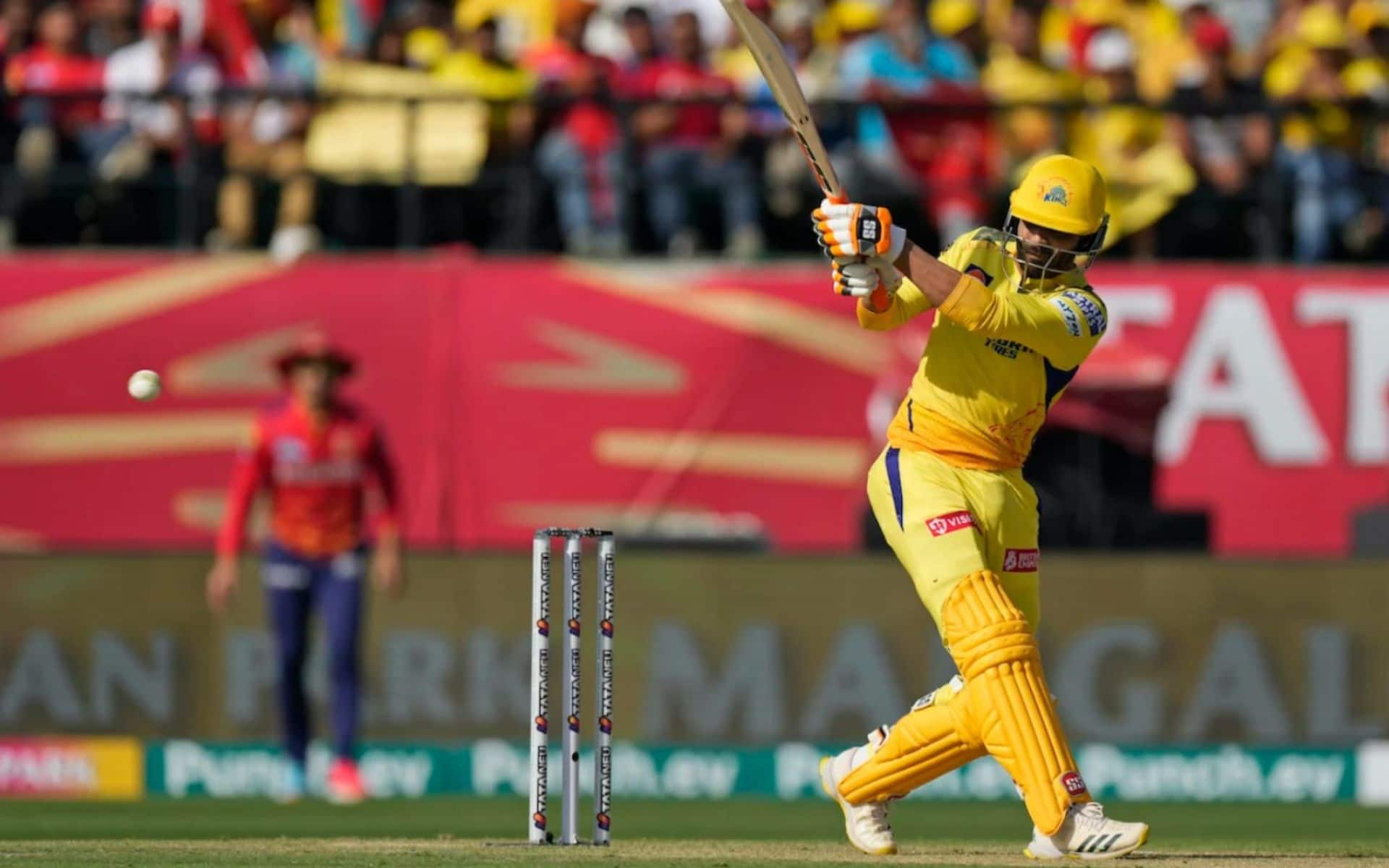 Ravindra Jadeja drilled 43 runs with the bat for CSK against PBKS (AP)