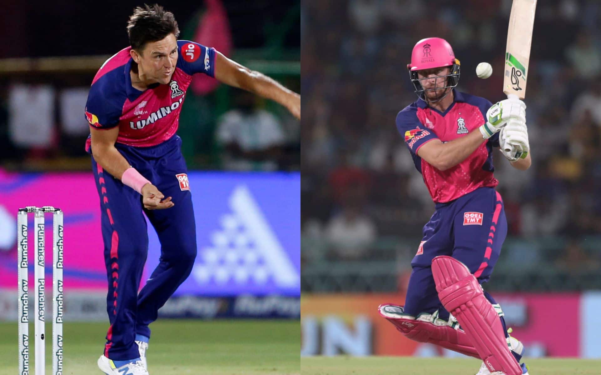 Trent Boult and Jos Buttler will play a key role for the Royals in this game [AP Photos]