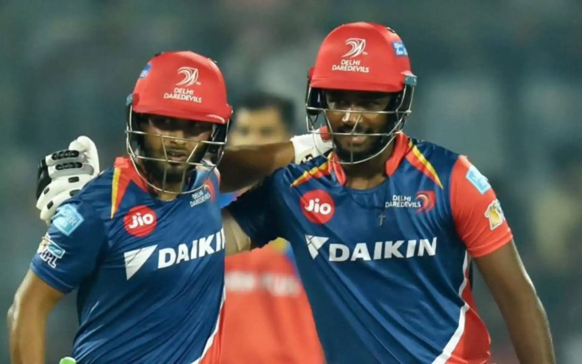 Sanju Samson & Rishabh Pant for Delhi Daredevils (X.com)